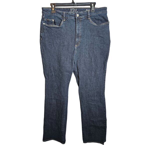 FDJ French Dressing Jeans Peggy Bootcut Denim Jeans Size 16 - Picture 1 of 8